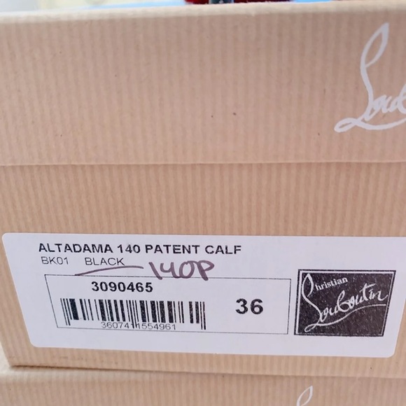 Christian Louboutin Altadama 140 black heels - Picture 8 of 9